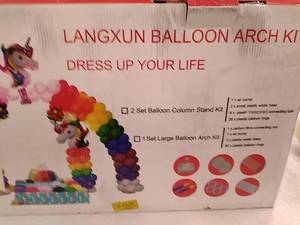 lot 43087 image: unicorn balloon arch kid