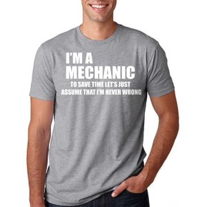 lot 43109 image: Mechanic T-Shirt Funny Mechanic Tee Shirt XX-Large Gray