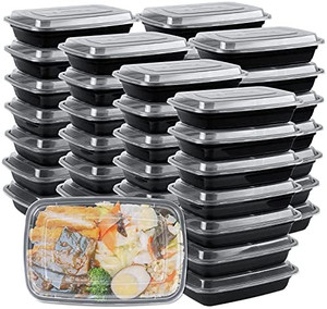 lot 43170 image: Meal Prep Container, 26 oz 50 Pack-Single 1 Compartment Food Meal Prep Containers Reusable, BPA Free Extra-thick disposable Food Storage Containers with Lids Microwave Dishwasher Freezer Safe