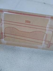 lot 46111 image: TOTCRAFT baby bed rail GREY 59x195