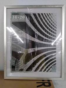 lot 46131 image: 16x20 silver picture frame