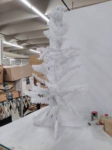 lot 46168 image: WHITE MINI CHRISTMAS TREE WITH LED LIGHT STRIP