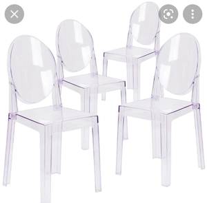 lot 48043 image: 4 Piece Back Chair Attachments-Clear