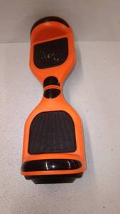 lot 99383 image: EPCTEK UL 2272 Certified Electric Bluetooth Hoverboard w 65in LED Wheels, LED Sensor Lights Hoverboard Ideal for Boys and Girls Orange
