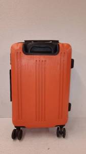 lot 99417 image: Coolife luggage expandable suit 28 in orange 20 in carryon