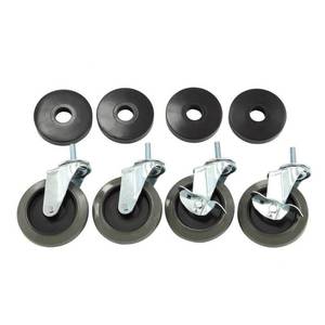 lot 51437 image: HDX 4 in. Industrial Caster, Black