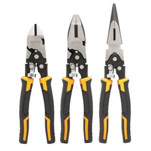 lot 51439 image: DEWALT Compound Plier Set,3-Pack