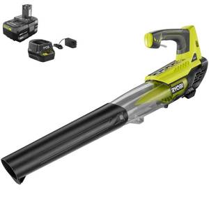 lot 51440 image: Ryobi ONE 100 MPH 280 CFM Variable-Speed Cordless Leaf Blower