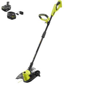 lot 51472 image: Ryobi ONE 18-Volt Cordless String TrimmerEdger P108 P118