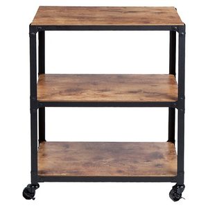 lot 51485 image: Mind Reader - 3 Tier Rolling Bar Cart