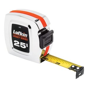 lot 51502 image: Lufkin Legacy Series 25 ft. L x 1 in. W Tape Measure Silver 1 pk