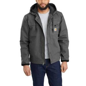 lot 51523 image: Carhartt Mens Large Gravel Cotton Washed Duck Bartlett Jacket, Grey