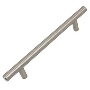 lot 51553 image: 2 - GlideRite 5 in. Center Modern Cabinet Pull, Stainless Steel, Pack of 10