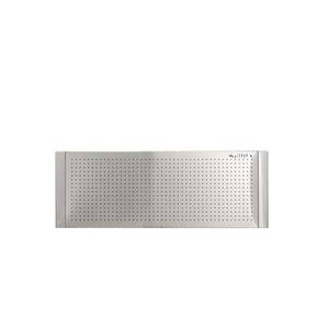 lot 51587 image: Husky 52 in. W to 72 in. W Adjustable Pegboard, Stainless Steel, Silver