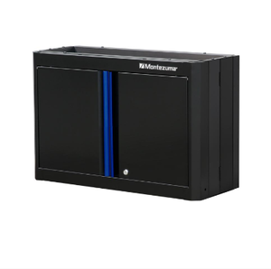 lot 51624 image: Montezuma Garage Tool Storage System 30.5 x 12 Locking 2 Door Wall Cabinet