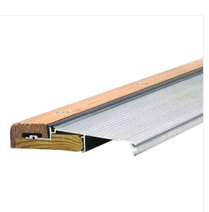 lot 51631 image: M-D Building Products Adjustable 5-58 in. x 72 in. Aluminum and Hardwood Sills - Inswing Threshold