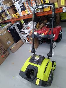 lot 51635 image: Ryobi 40V HP Brushless 21 in. Cordless Single Stage Snow Thrower