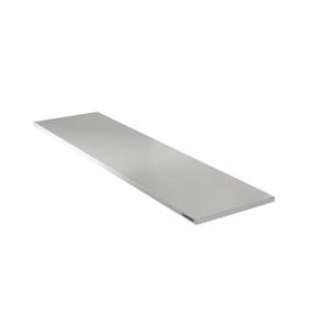 lot 51654 image: Husky 84 in. Stainless Steel Work Surface for Heavy Duty Welded Steel Garage Storage System