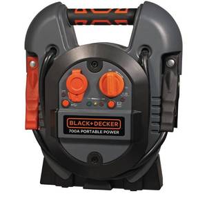 lot 51671 image: BLACK  DECKER 600300 Amp Jump Starter Box wUSB