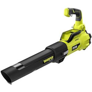 lot 51690 image: RYOBI 40V Brushless 125 MPH 550 CFM Cordless Battery Whisper Series Jet Fan Blower