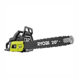 lot 51713 image: RYOBI 20 in. 50 cc 2-Cycle Gas Chainsaw with Heavy-Duty Case