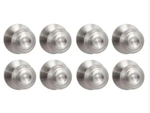 lot 51730 image: Defiant Hartford Satin Nickel HallCloset Door Knob Value Pack