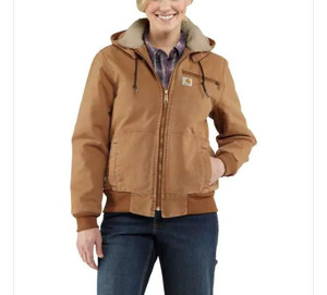 lot 51738 image: Carhartt Womans Medium Brown Cotton Wildwood Jacket
