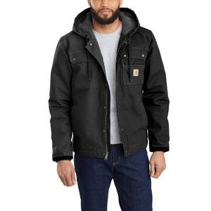 lot 51753 image: Carhartt Mens Large, Black Cotton Washed Duck Bartlett Jacket
