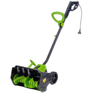 lot 51755 image: Earthwise 16 Wide Snow Shovel, Corded Electric Snow Thrower Shovel - 430 LBSMinute