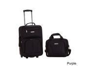 lot 29310 image: Rockland Mariposa 19 Expandable Spinner Carry-on Purple