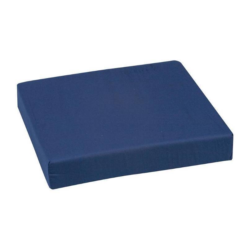 lot 29455 image: DMI Seat Cushion for Wheelchairs, Mobility Scooters, Office and Kitchen Chairs or Car Seats to Add Support and Comfort while Reducing Pressure and Stress on Back, 3 inches thick, 16 x 18, Navy Blue
