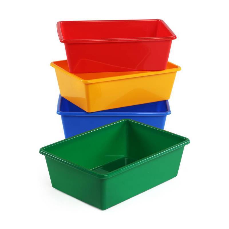 lot 29553 image: Humble Crew Kids Primary Colors Large Storage Bins, Set of 4