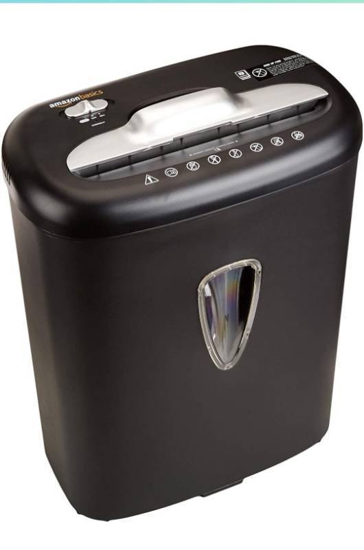 lot 29654 image: AMAZON BASICS PAPER SHREDDER