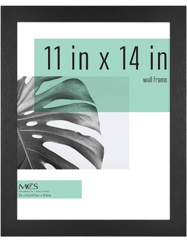 lot 29754 image: MCS Industries Studio Gallery Frame, Black Woodgrain, 11 x 14 in, Single
