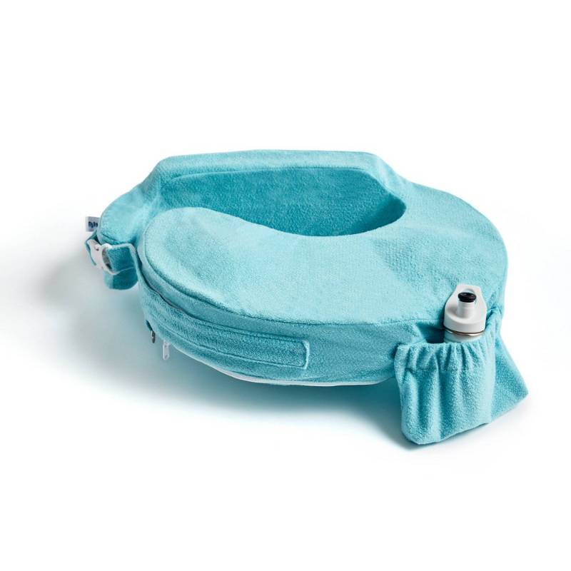 lot 29775 image: My Brest Friend Deluxe Nursing Pillow - Aqua