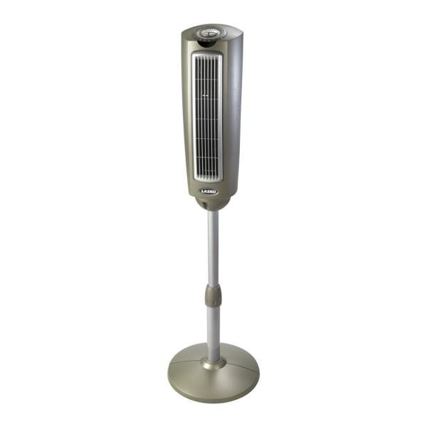 lot 29092 image: Lasko - Pedestal Fan - Gray
