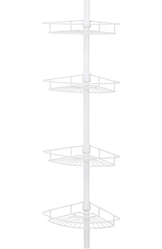 lot 29166 image: Shower Tension Rack 2156WW - E2156WW (White)