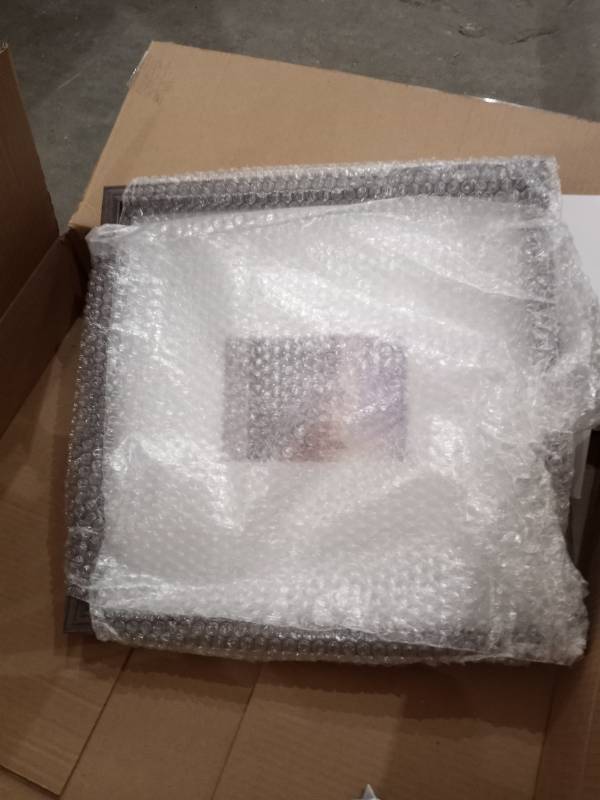 lot 29289 image: MIKASA GALLERY 5X7IN MATTED PICTURE FRAME , 16X16 MATTEF 5X7, GRAY