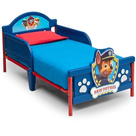 lot 29013 image: delta children 3d-footboard toddler bed, nick jr. paw patrol