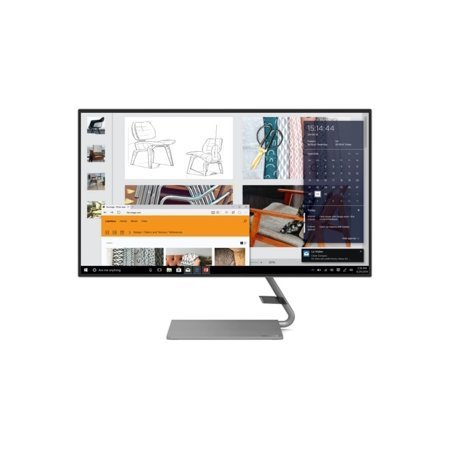 lot 2218 image: Lenovo Q27h-10 27 WQHD WLED LCD Monitor - 169 - Gray