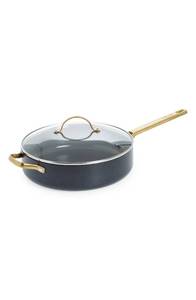 lot 1225 image: GreenPan Padova Reserve 4.5-Quart Ceramic Nonstick Saute Pan with Lid in Black at Nordstrom Damage See Pictures