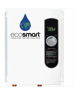 lot 1226 image: ECO 18 Tankless Electric Water Heater 18 kW 240 V Damage See Pictures