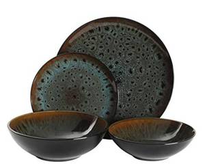 lot 1227 image: GIBSON ELITE KYOTO 12 PIECE DINNERWARE