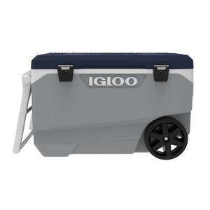 lot 1244 image: Igloo Maxcold 90 Quart Roller Cooler
