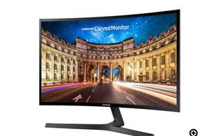lot 1250 image: Samsung 27 CF398 Curved LED Monitor