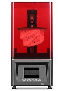 lot 1252 image: ELEGOO Resin 3D Printer Mars 2 Pro Mono MSLA 3D Printer UV Photocuring LCD Resin 3D Printer with 6.08 inch 2K Monochrome LCD, Printing Size 129x80x160mm5.1x3.1x6.3inch For Parts or Repair Only