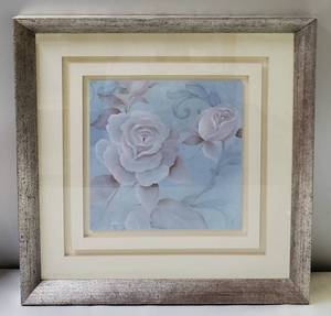lot 129 image: Framed Pictures #5, 1 Is Signed, (22 x 22 & 22.5 x 19)