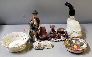 lot 152 image: Classic Knickknack, Home Dcor #2, Including Avon Pipe, Cologne Bottle