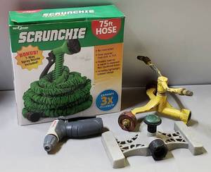 lot 170 image: Lawn Equipment, Including 75ft.Scrunchie Hose