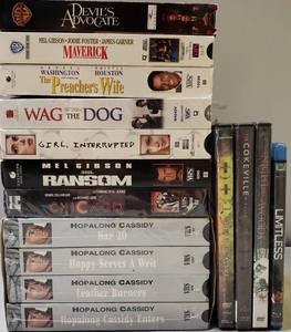 lot 198 image: Multiple VHS & DVDs